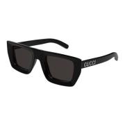 Gucci Stiliga solglasögon Gg1723S-001 Black, Unisex