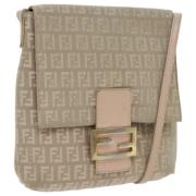 Fendi Vintage Pre-owned Canvas fendi-vskor Beige, Dam