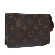 Louis Vuitton Vintage Pre-owned Canvas necessrer Brown, Dam