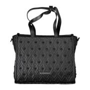 Valentino by Mario Valentino Svart axelväska med avtagbar rem Black, D...