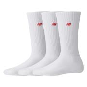 New Balance Patch Logo Crew Pack 3 Socks White, Unisex