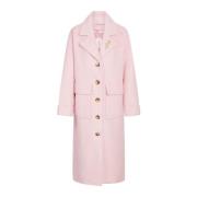 RUE de Femme Elegant Rosewater Kappa, Ullblandning Pink, Dam