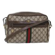 Gucci Vintage Pre-owned Canvas gucci-vskor Beige, Dam