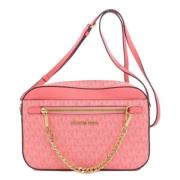 Michael Kors Pre-owned Pre-owned Plast axelremsvskor Pink, Dam