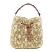 Michael Kors Pre-owned Pre-owned Tyg handvskor Beige, Dam