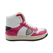 Philippe Model Lion High Mixage Fuxia Sneakers Pink, Dam