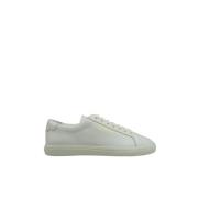 Saint Laurent Klassiska Vita Sneakers Beige, Herr