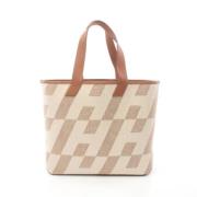 Hermès Vintage Pre-owned Canvas handvskor Beige, Dam