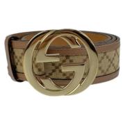 Gucci Vintage Pre-owned Canvas skrp Beige, Herr