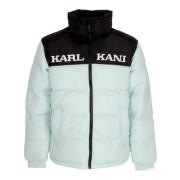 Karl Kani Retro Essential Puffer Jacket med sidofickor Blue, Herr