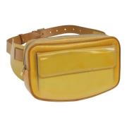 Louis Vuitton Vintage Pre-owned Laeder crossbodyvskor Yellow, Dam