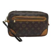 Louis Vuitton Vintage Pre-owned Canvas kuvertvskor Brown, Dam