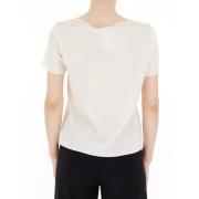 Pennyblack Silke T-shirt Ludovica Elfenben Beige, Dam