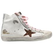 Golden Goose Vit Beige Silver Sneakers White, Dam