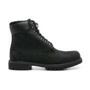 Timberland Svarta Mocka Snörstövlar Black, Herr