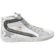 Golden Goose Suede White Grey Leo Sneakers White, Dam