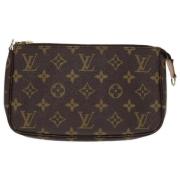 Louis Vuitton Vintage Pre-owned Canvas kuvertvskor Brown, Dam