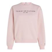 Tommy Hilfiger Delikat rosa sweatshirt Pink, Dam