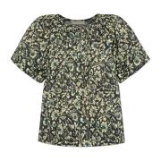 Ulla Johnson Top Sena Multicolor, Dam