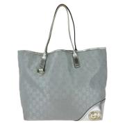 Gucci Vintage Pre-owned Canvas gucci-vskor Gray, Dam