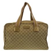 Gucci Vintage Pre-owned Canvas resvskor Beige, Dam