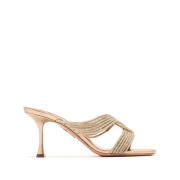 Aquazzura Elegant Sommarsandaler Brown, Dam