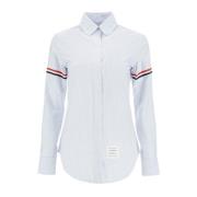 Thom Browne Klassisk Oxford Bomullsskjorta Blue, Dam