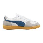 Puma Läder Vit Blå Horizon Sneakers Multicolor, Herr