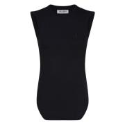 The Attico Svart Tank Top för Kvinnor Black, Dam