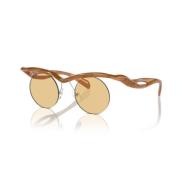 Prada Stiliga A24S Sole Skor Brown, Dam