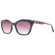 Ted Baker Svart Cat Eye Solglasögon Gradient Lila Red, Dam