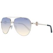 Guess Guld Kvinnor Aviator Solglasögon Blue, Dam