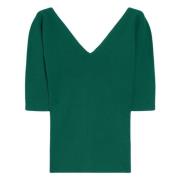 Max Mara Weekend Gröna Oceano Tops för Helgen Green, Dam