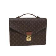 Louis Vuitton Vintage Pre-owned Canvas louis-vuitton-vskor Brown, Dam