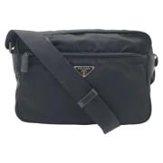 Prada Vintage Pre-owned Canvas prada-vskor Black, Dam