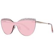 Swarovski Roséguld Cat Eye Solglasögon Pink, Dam