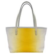 Fendi Vintage Pre-owned Nylon fendi-vskor Yellow, Dam