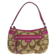 Coach Pre-owned Pre-owned Canvas axelremsvskor Brown, Dam