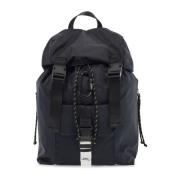 A.p.c. Nylon Trekking Ryggsäck med Spänne Stängning Blue, Herr