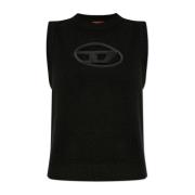 Diesel Vest M-Argarin-Sl Black, Dam