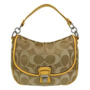 Coach Pre-owned Pre-owned Canvas axelremsvskor Brown, Dam