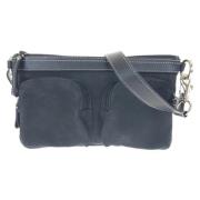 Coach Pre-owned Pre-owned Canvas axelremsvskor Black, Dam