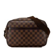 Louis Vuitton Vintage Pre-owned Canvas louis-vuitton-vskor Brown, Dam