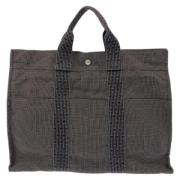 Hermès Vintage Pre-owned Canvas totevskor Gray, Dam