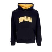 Propaganda Svart College Hoodie Långärmad Sweatshirt Black, Herr