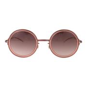 Mykita Monroe Stiliga Solglasögon för Soliga Dagar Brown, Dam