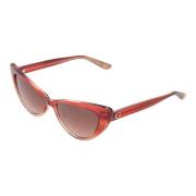 Guess Burgundy Cat Eye Solglasögon Red, Dam