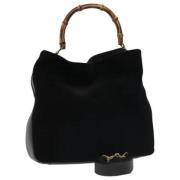 Gucci Vintage Pre-owned Mocka gucci-vskor Black, Dam