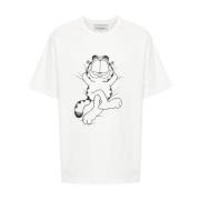 Iceberg Garfield Print Crew Neck T-shirts White, Herr