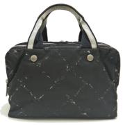 Chanel Vintage Pre-owned Canvas chanel-vskor Black, Dam